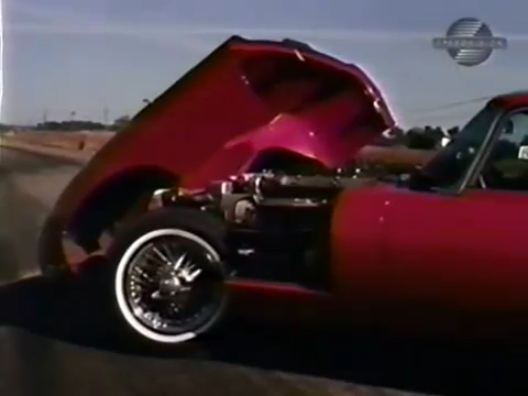  1968 Jaguar XKE Road Test Open Hood