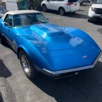 71 Chevrolet Corvette Convertible Blue 5