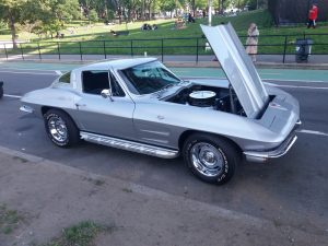 Side 1964 Corvette Sting Ray Silver